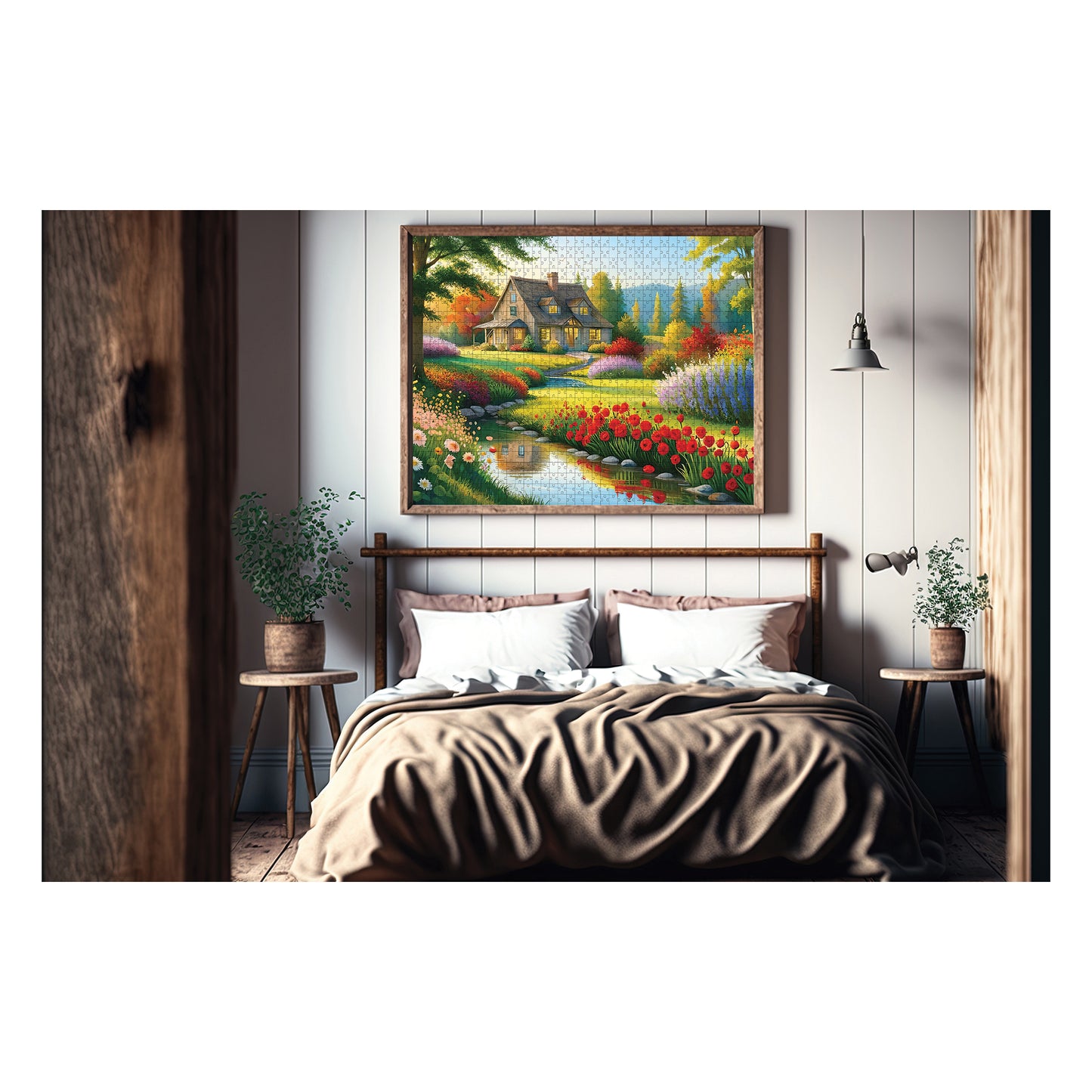 1000 Pieces Jigsaw Puzzle for Adults/Teens 27.5” x 19.7” (Collection 1: Blossom Cottage) - Premium Puzzle from Ravnspire - Just $24.99! Shop now at Ravnspire