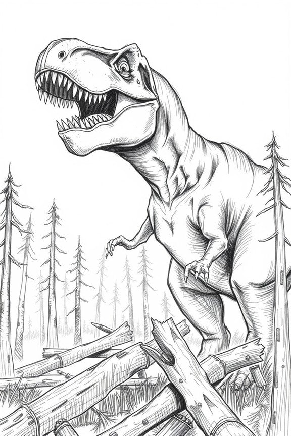 Colors Unleashed: Dinosaur Edition - A Fun and Creative Coloring Book for All Ages with Awesome Dinosaur Designs and Hours of Entertainment