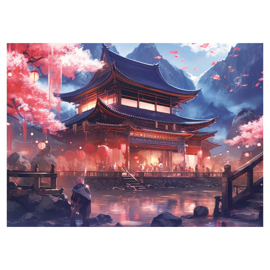 1000 Pieces Jigsaw Puzzle for Adults/Teens 27.5” x 19.7” (Collection 1: Geisha Temple) - Premium Puzzle from Ravnspire - Just $24.99! Shop now at Ravnspire