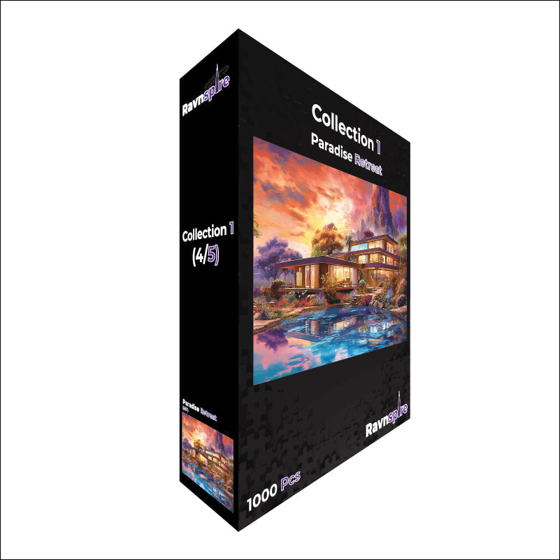 1000 Pieces Jigsaw Puzzle for Adults/Teens 27.5” x 19.7” (Collection 1: Paradise Retreat) - Premium Puzzle from Ravnspire - Just $24.99! Shop now at Ravnspire