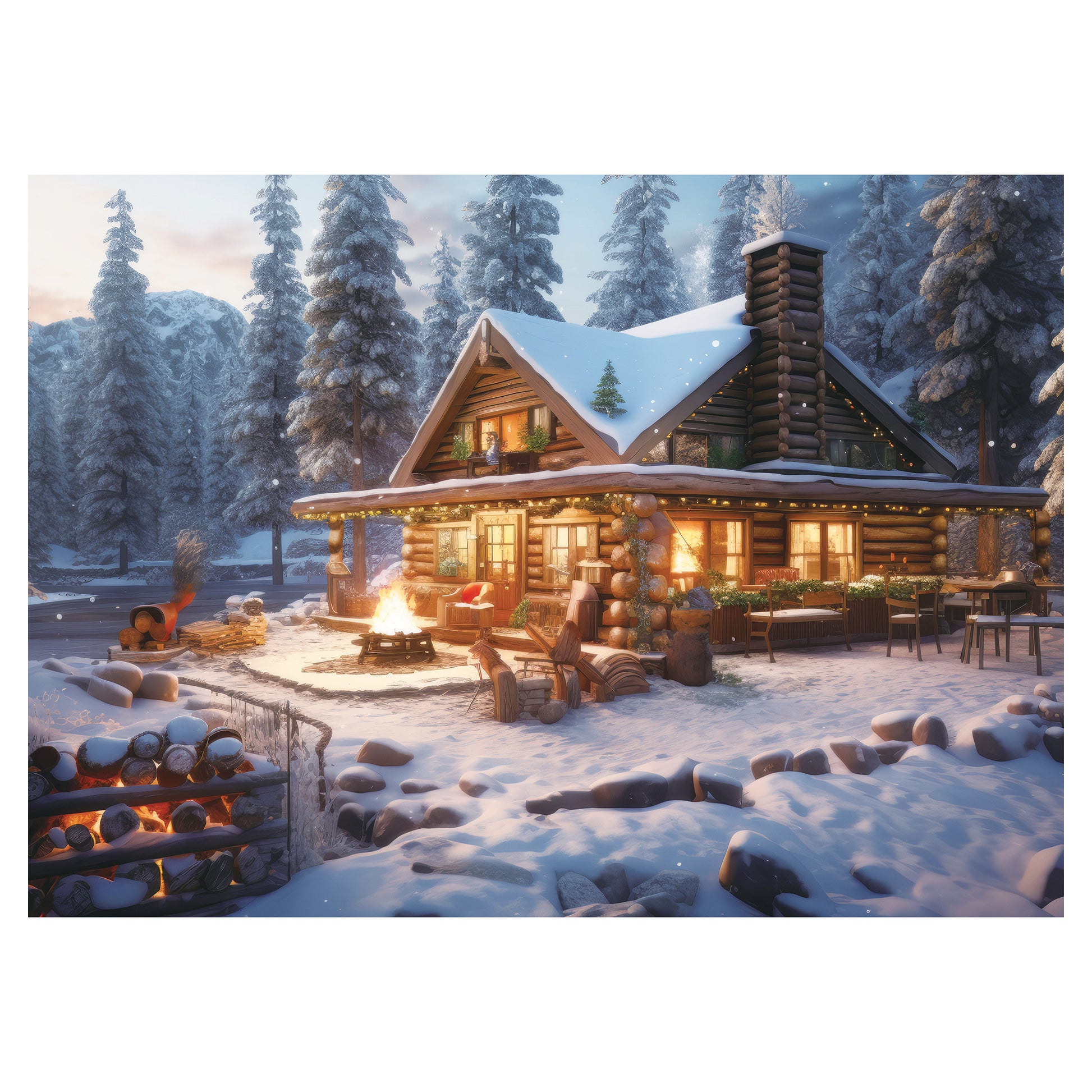 1000 Pieces Jigsaw Puzzle for Adults/Teens 27.5” x 19.7” (Collection 1: Winter Bliss) - Premium Puzzle from Ravnspire - Just $24.99! Shop now at Ravnspire