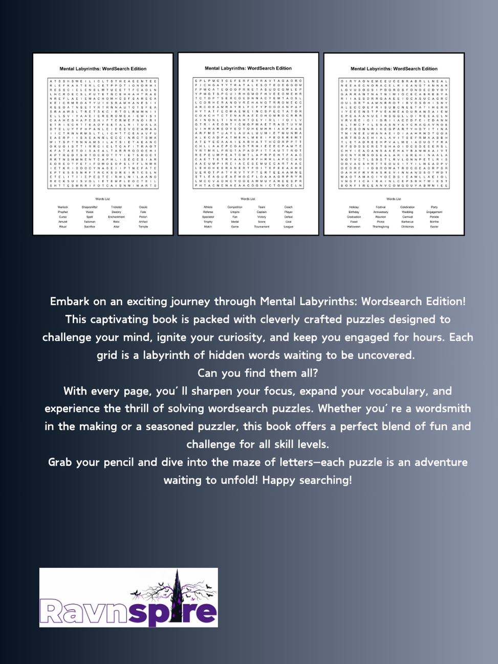 Mental Labyrinth: WordSearch Edition