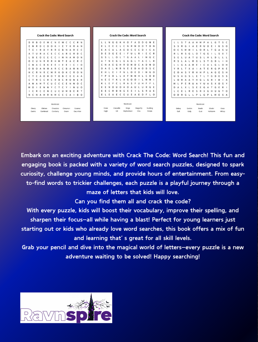 Crack The Code: Word Search